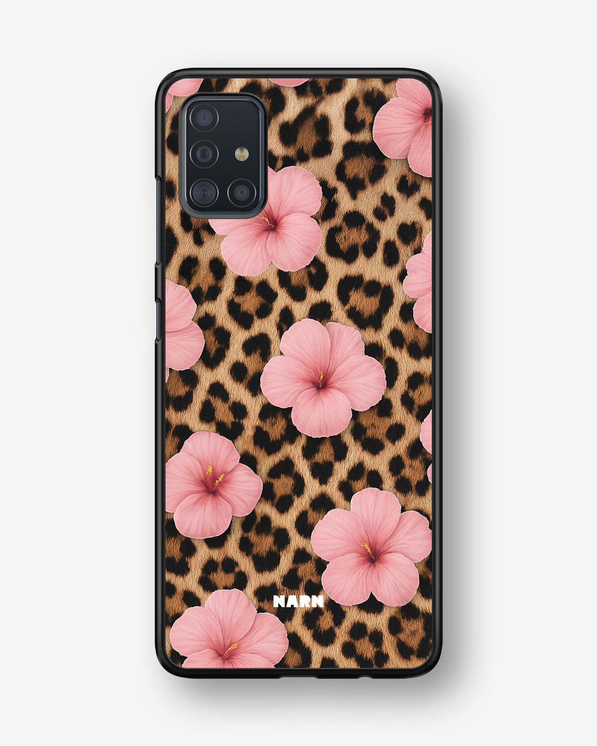 Samsung Galaxy A51 Hard Case – Leopard Flower - View 1