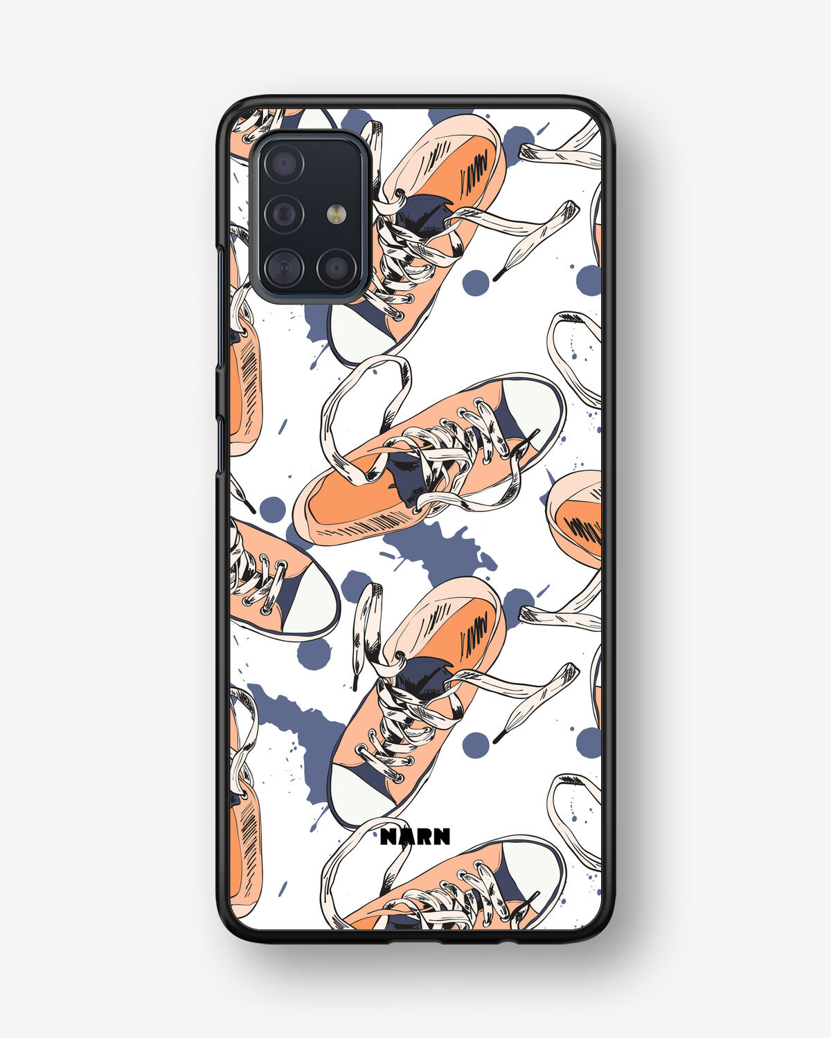 Samsung Galaxy A51 Hard Case – Apricot Sneakers - View 1
