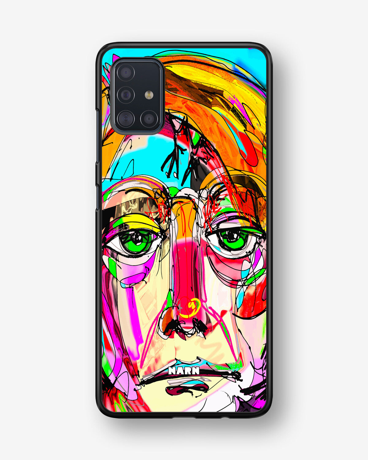 Samsung Galaxy A51 Hard Case – Abstract Portrait - View 1