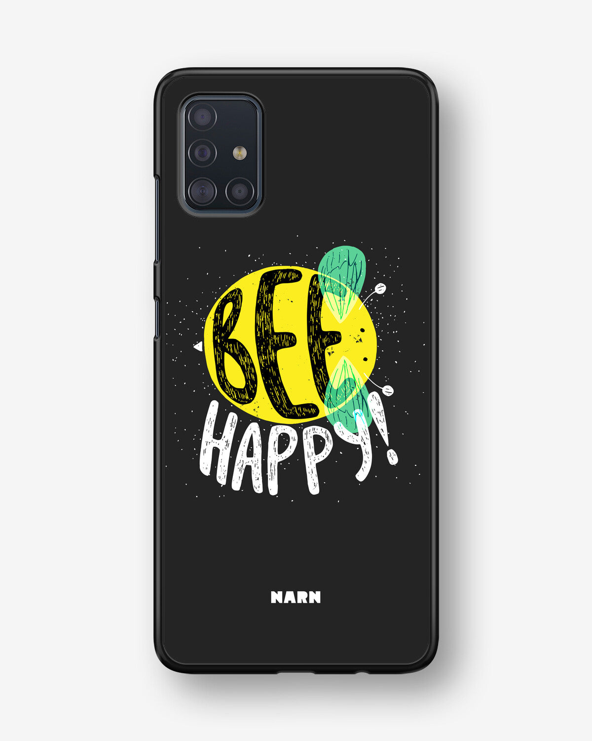 Samsung Galaxy A51 Hard Case – BEE Happy - View 1