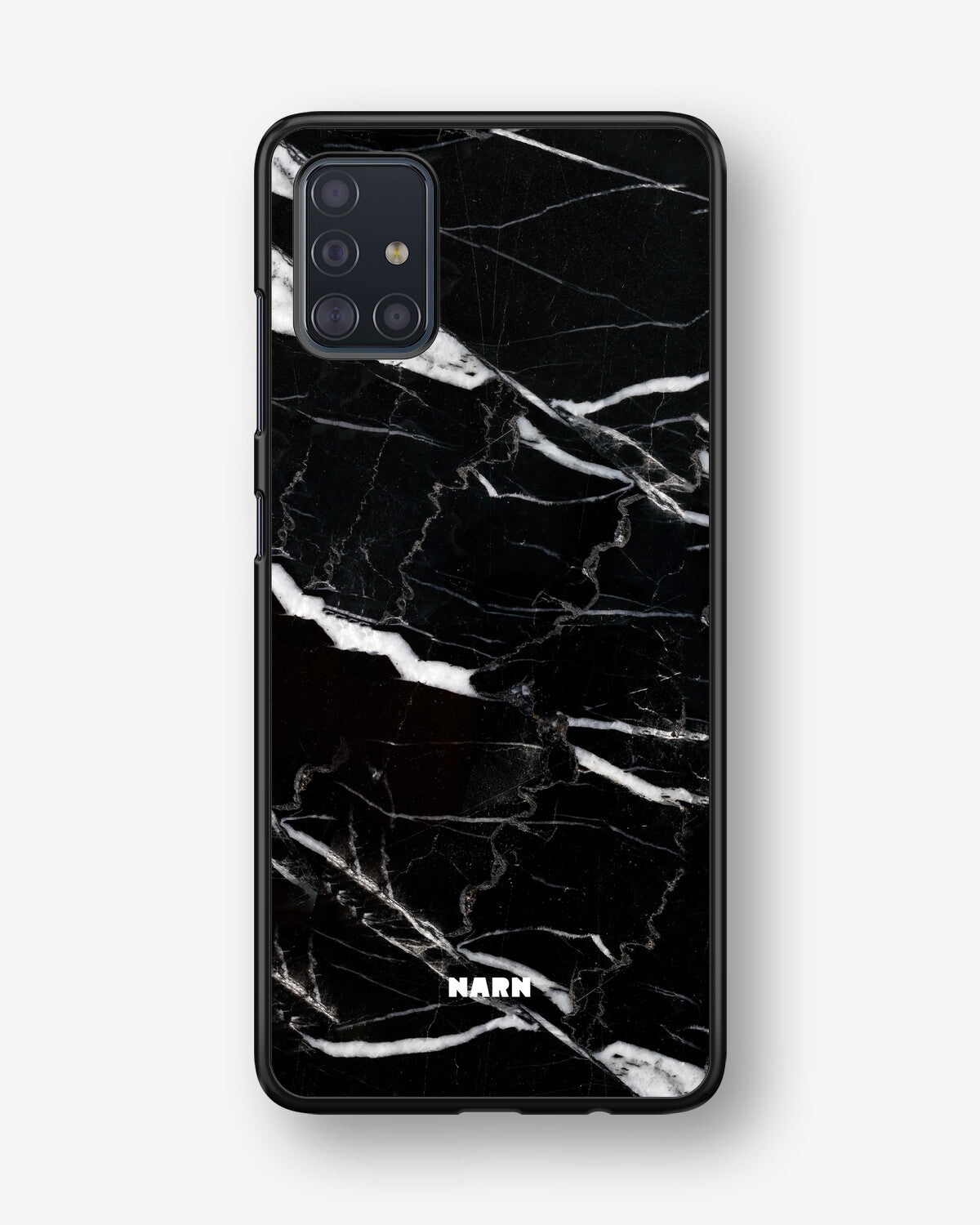 Samsung Galaxy A51 Hard Case – Black Marble - View 1