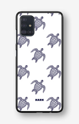 Samsung Galaxy A51 Hard Case – Blue Turtles - View 1