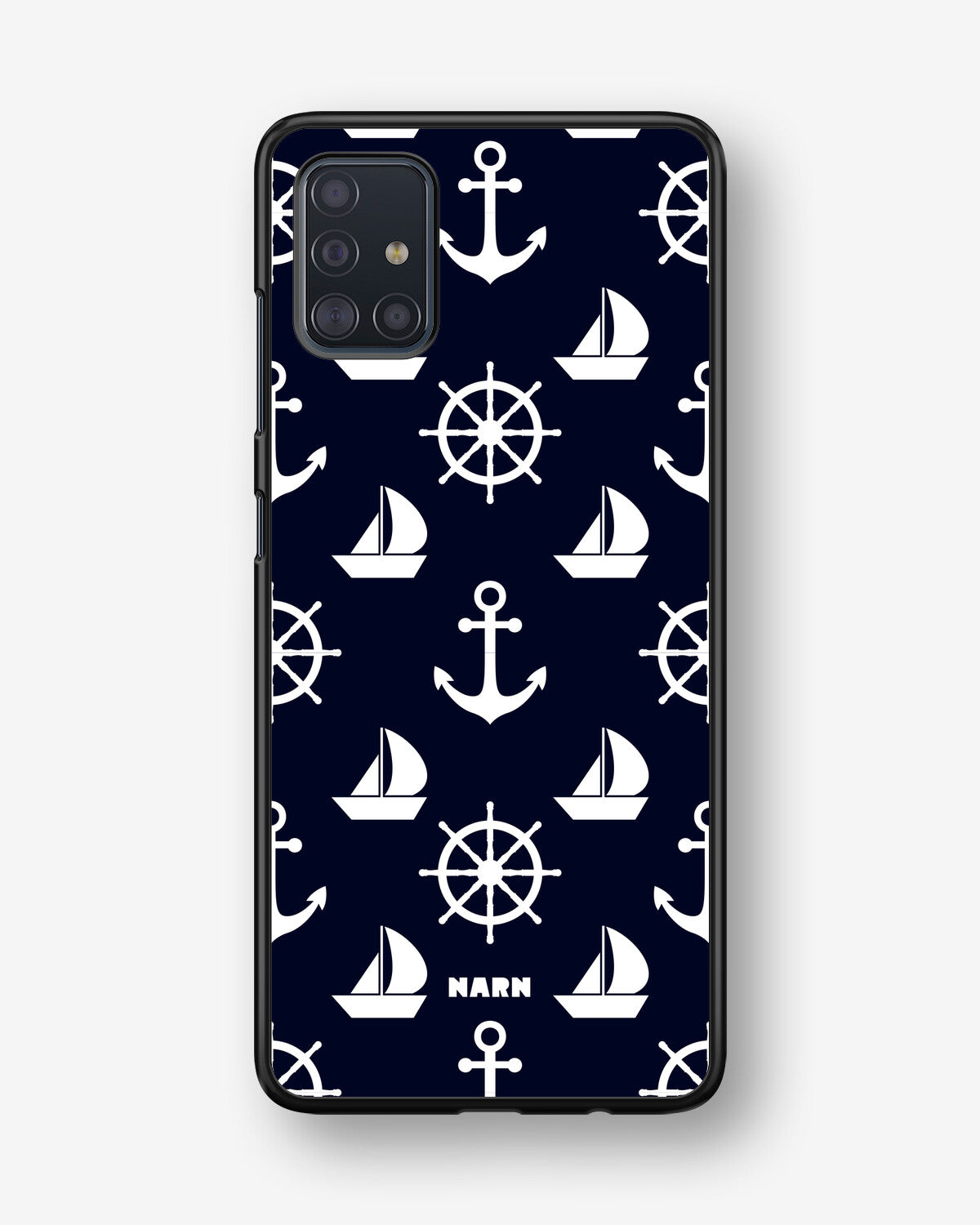 Samsung Galaxy A51 Hard Case – Deep Blue Voyage - View 1