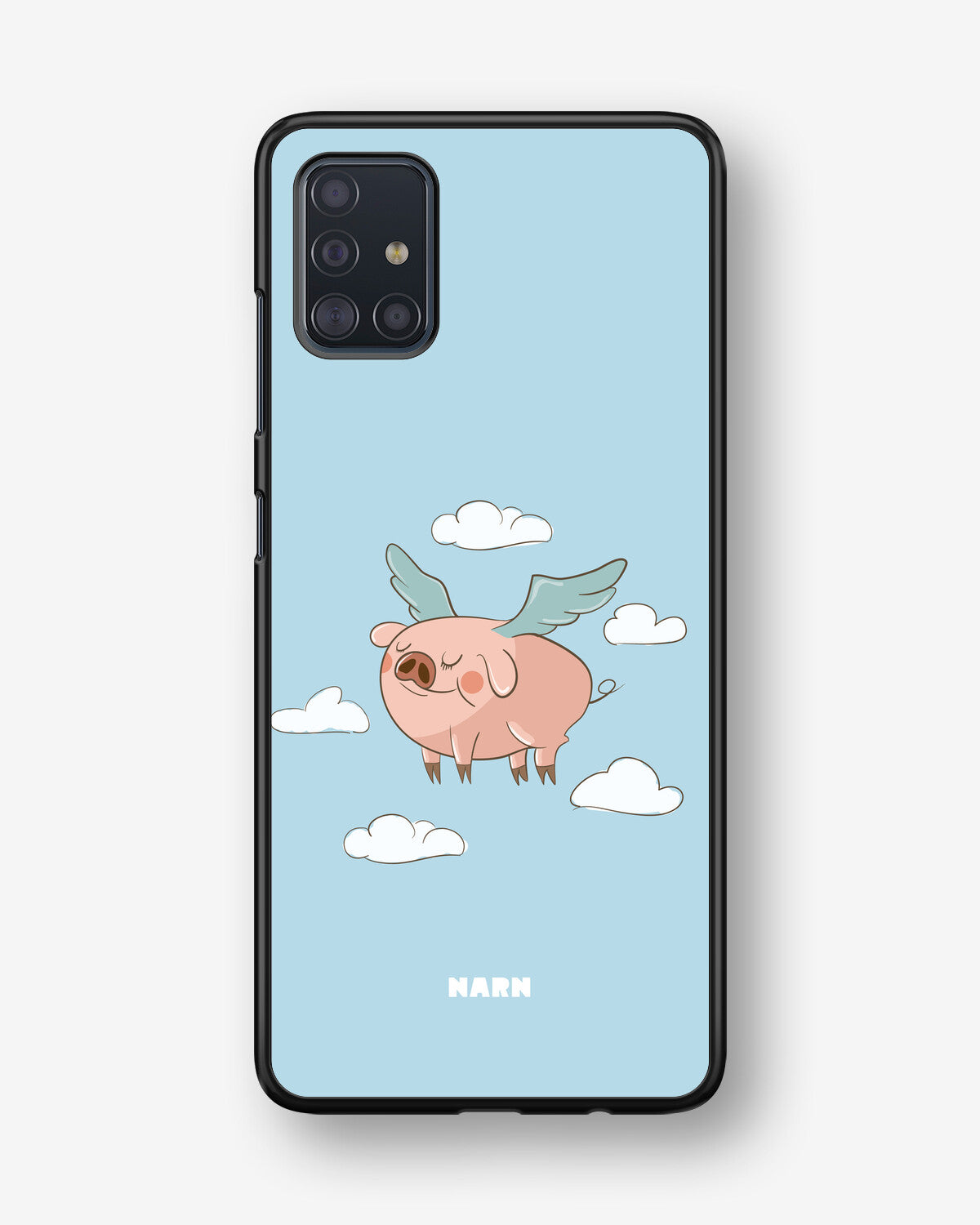Samsung Galaxy A51 Hard Case – Dreamy Pig - View 1