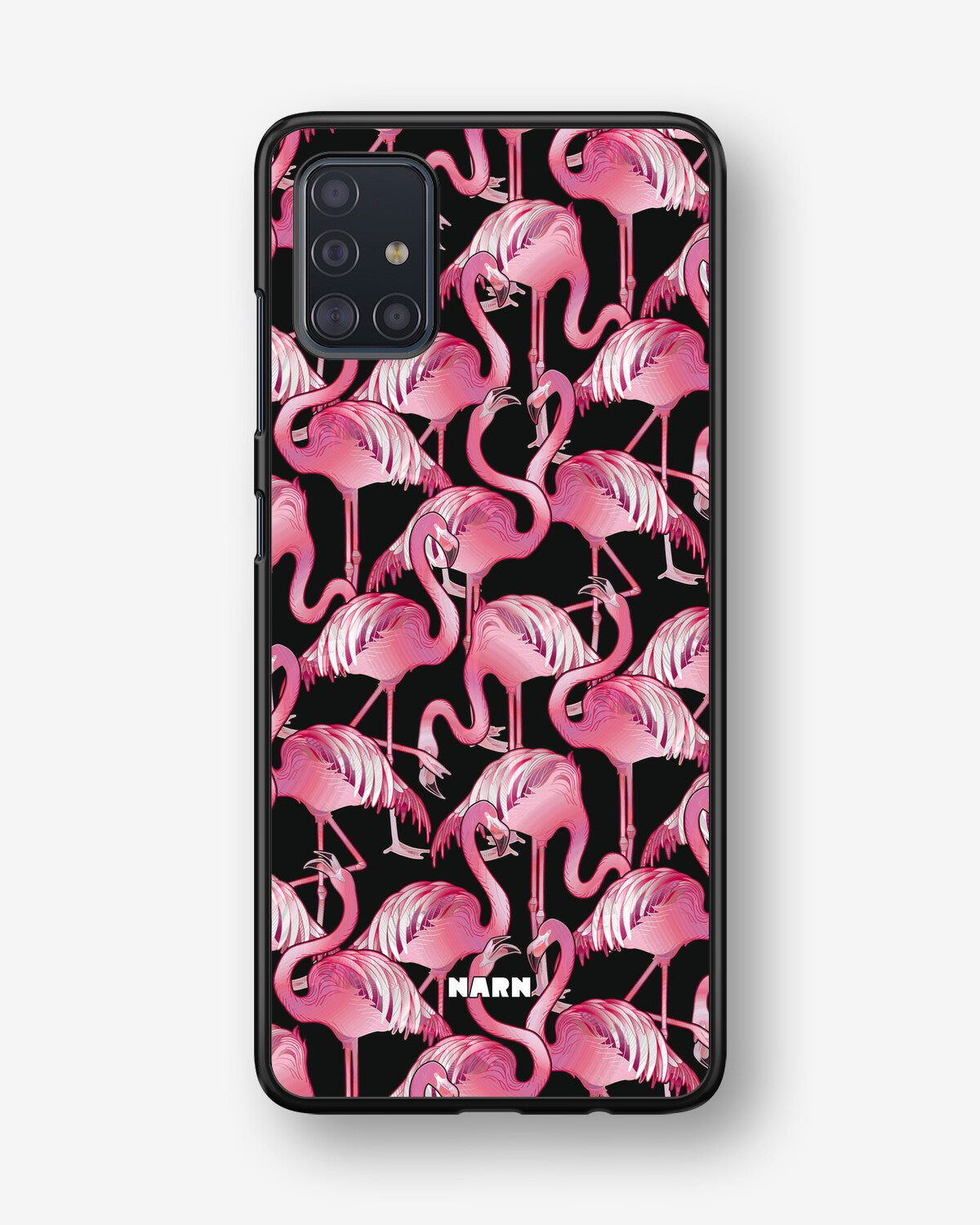 Samsung Galaxy A51 Hard Case – Flamingos - View 1