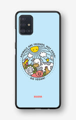 Samsung Galaxy A51 Hard Case – Friends, Not Food - View 1
