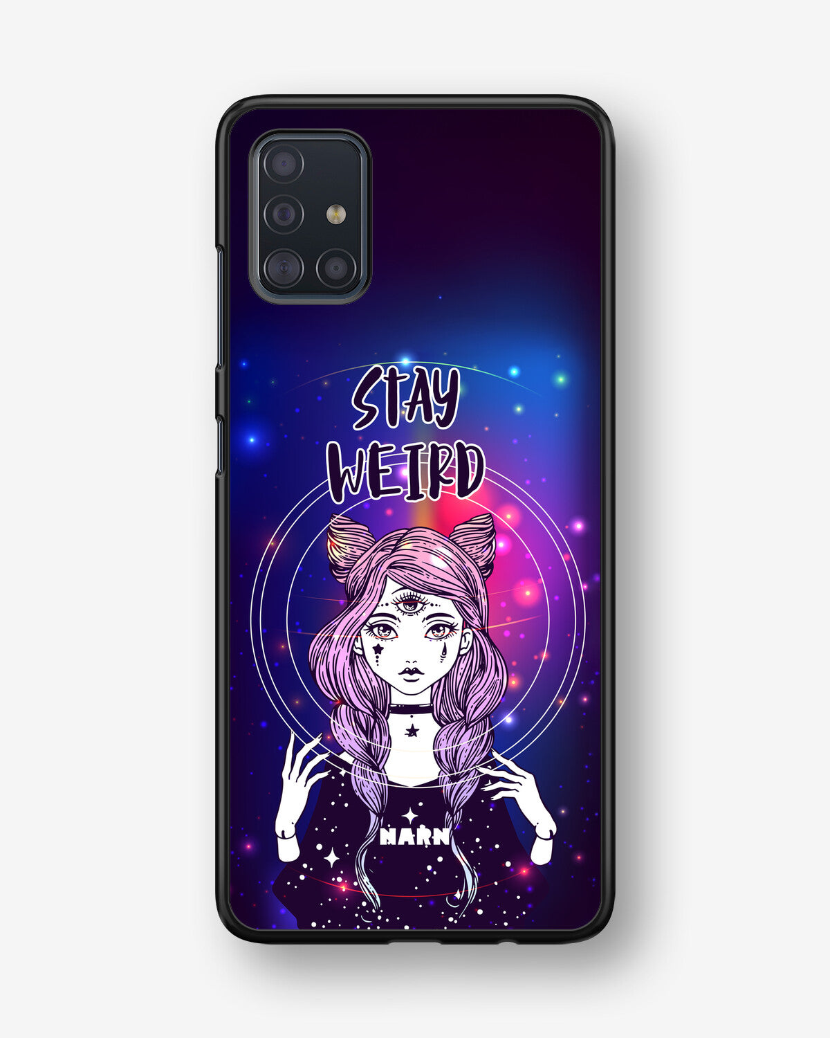 Samsung Galaxy A51 Hard Case – Galactic Weird - View 1