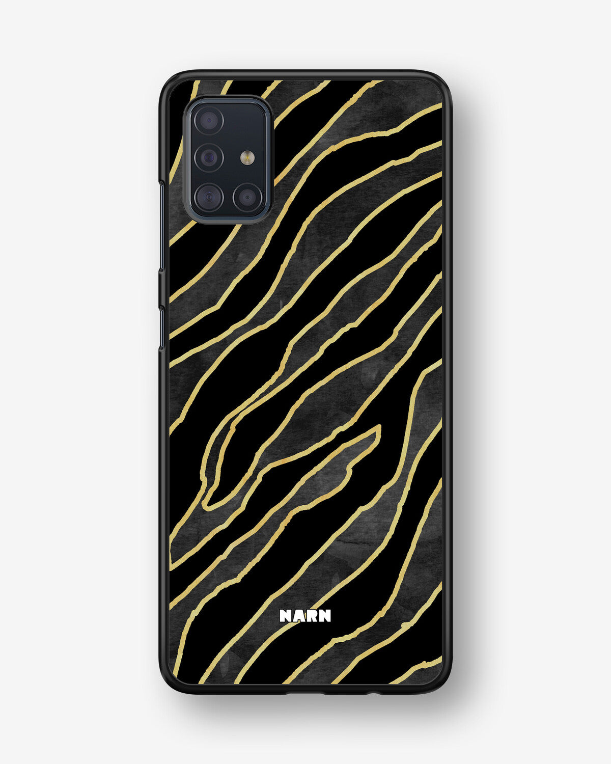 Samsung Galaxy A51 Hard Case – Golden Zebra - View 1