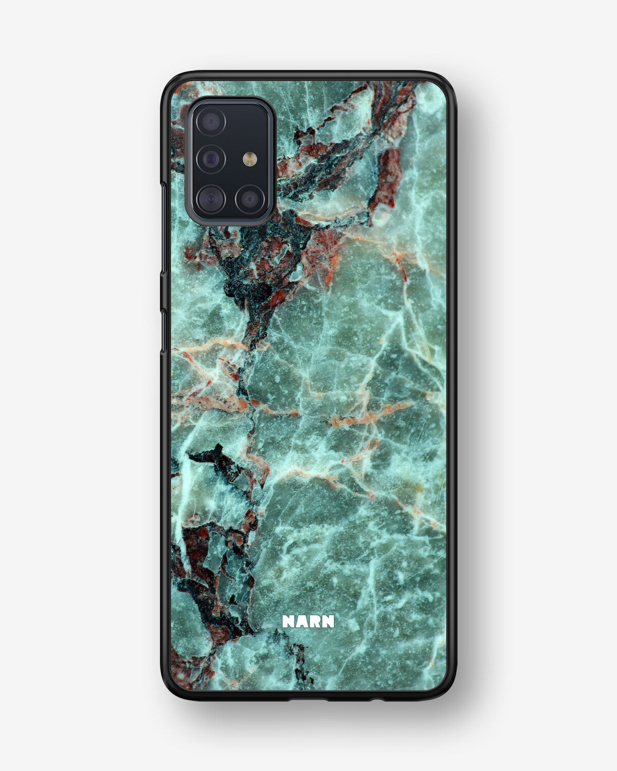 Samsung Galaxy A51 Hard Case – Green Marble - View 1