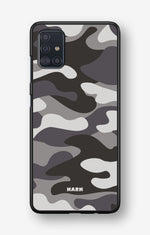 Samsung Galaxy A51 Hard Case – Grey Camo - View 1