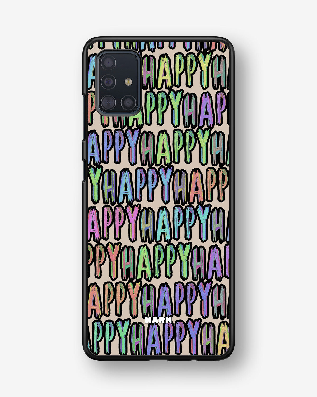 Samsung Galaxy A51 Hard Case – Happy - View 1