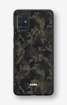 Samsung Galaxy A51 Hard Case – Jungle Green Camo - View 1