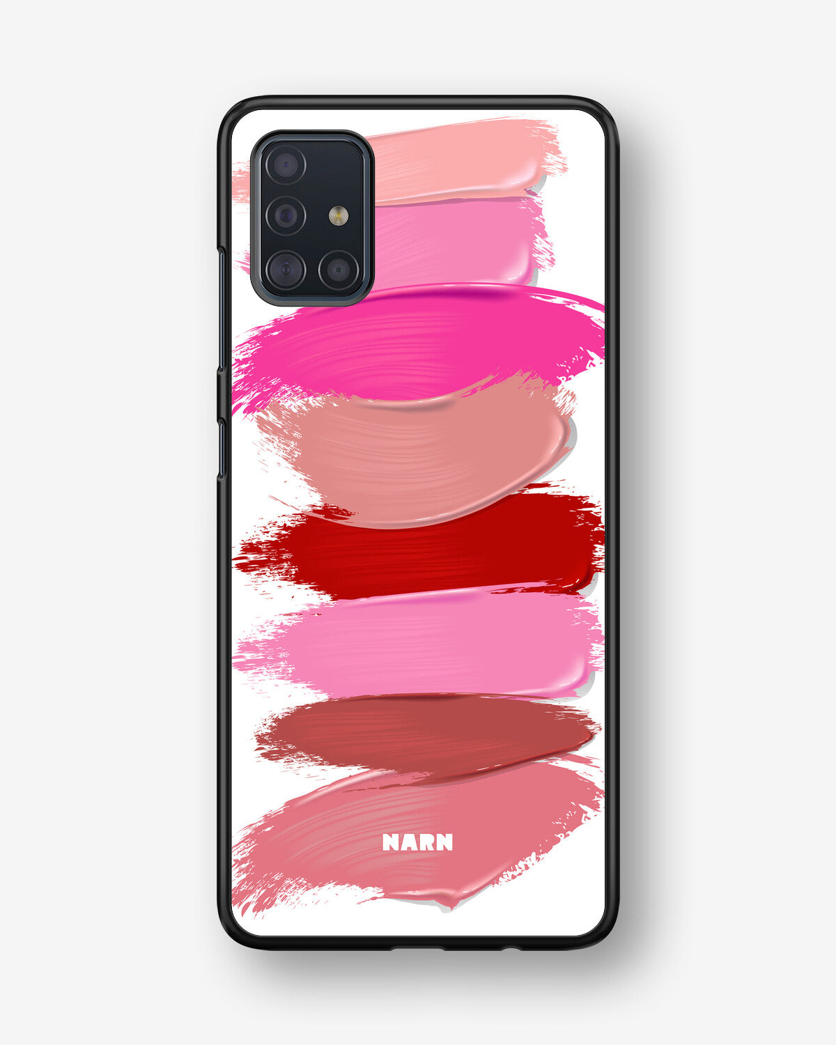 Samsung Galaxy A51 Hard Case – Lipstick Smears - View 1