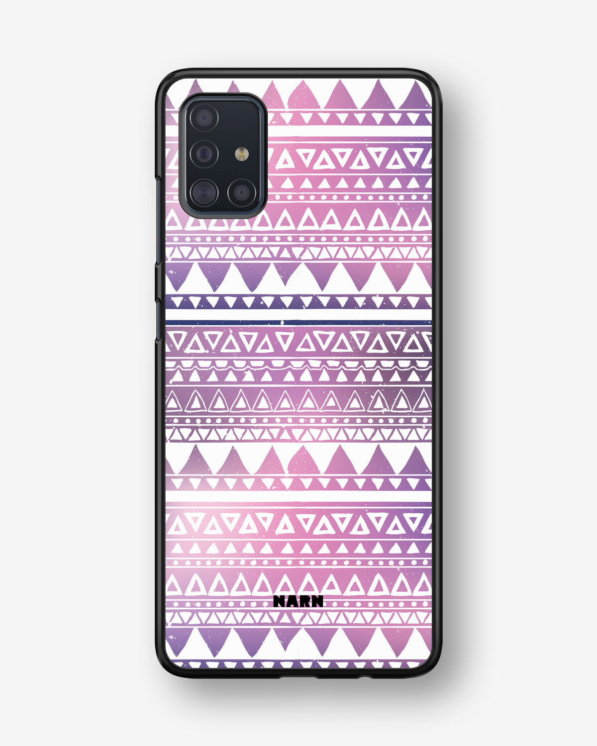 Samsung Galaxy A51 Hard Case – Purple Aztec - View 1