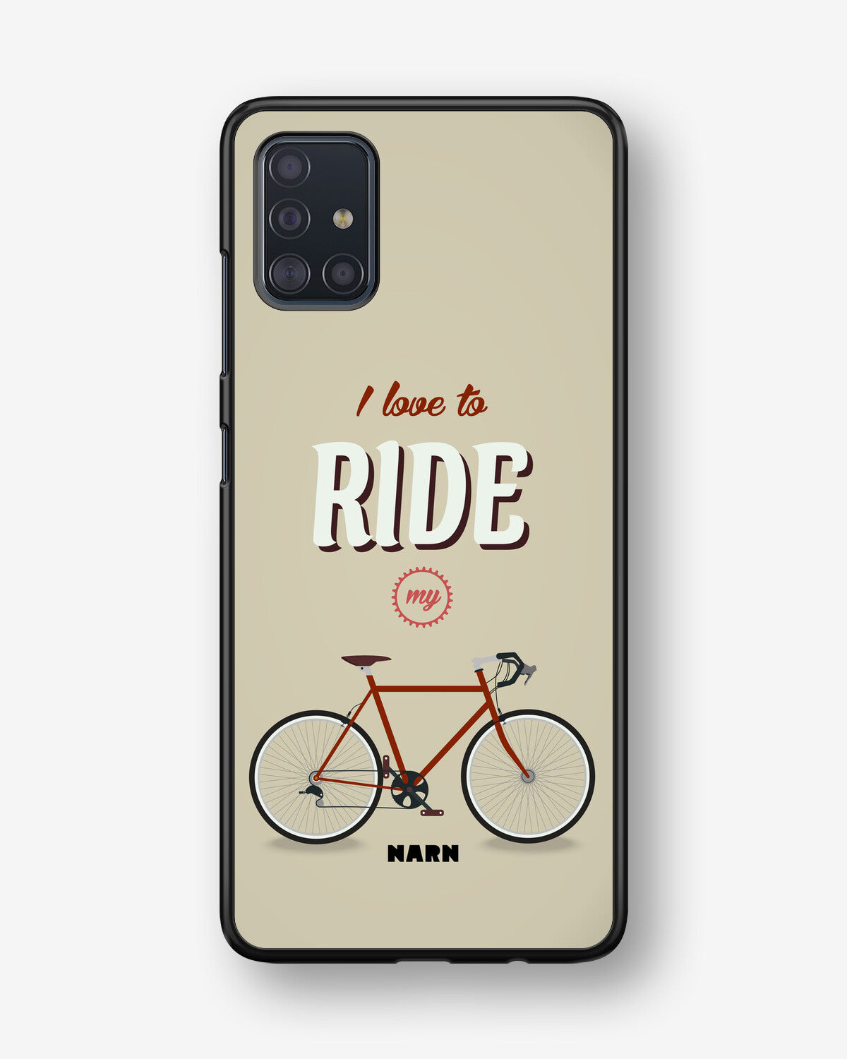 Samsung Galaxy A51 Hard Case – Ride My Bicycle - View 1