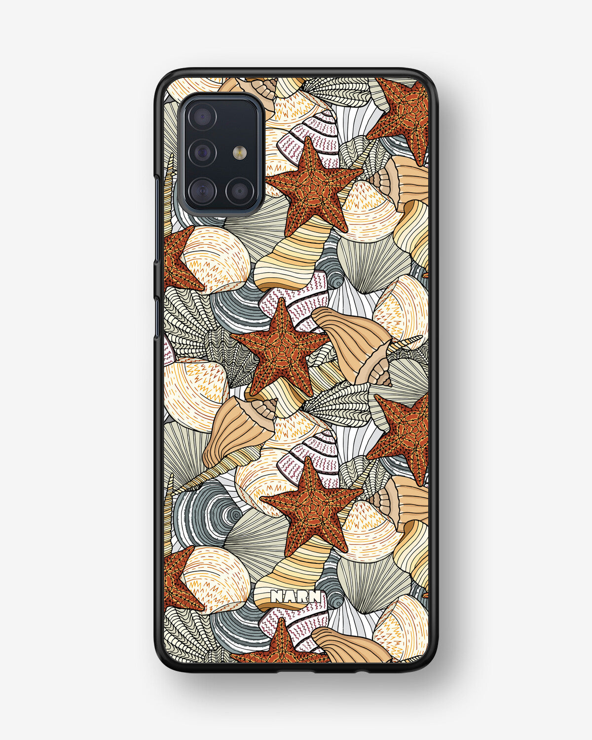 Samsung Galaxy A51 Hard Case – Sea Shells - View 1