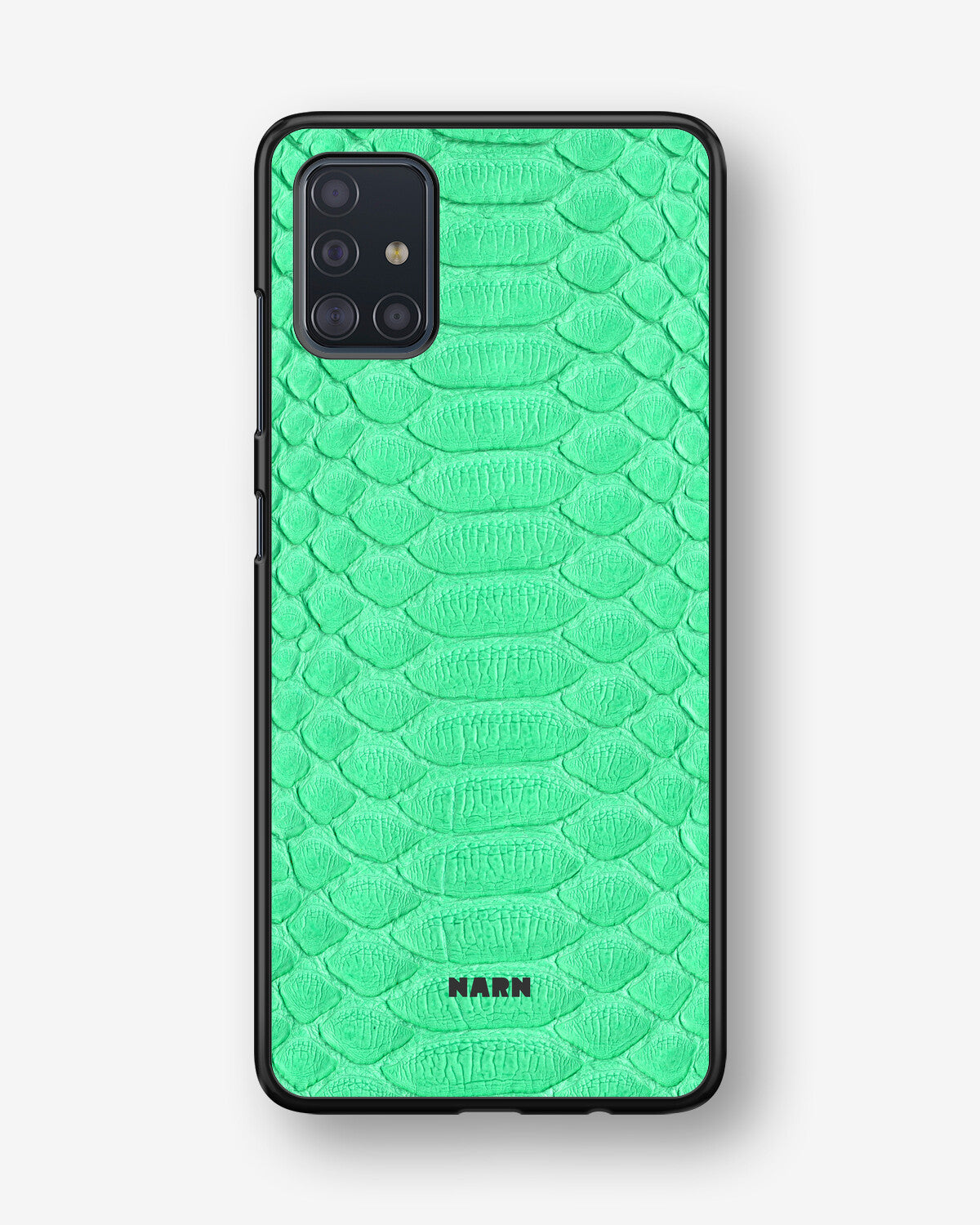 Samsung Galaxy A51 Hard Case – Turquoise Snake - View 1