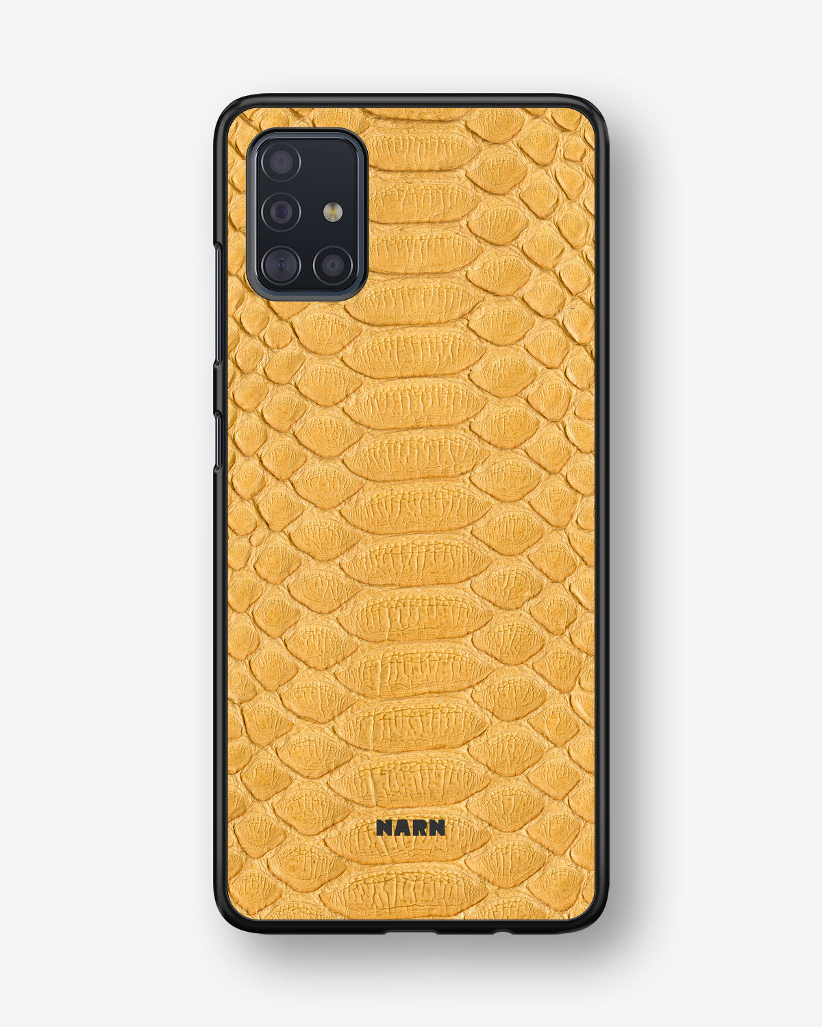 Samsung Galaxy A51 Hard Case – Yellow Snake - View 1