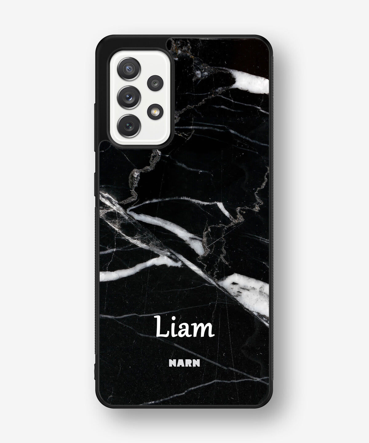 Samsung Galaxy A52 / A52s 5G Hard Case – Custom - Black Marble - View 1