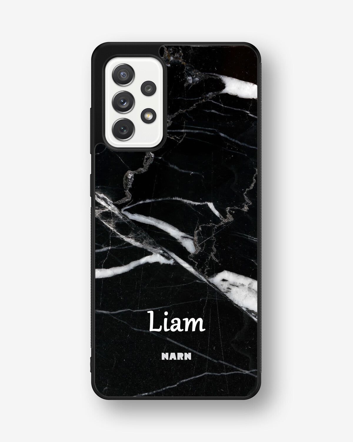 Samsung Galaxy A52 / A52s 5G Hard Case – Custom - Black Marble - View 1