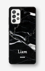 Samsung Galaxy A52 / A52s 5G Hard Case – Custom - Black Marble - View 1