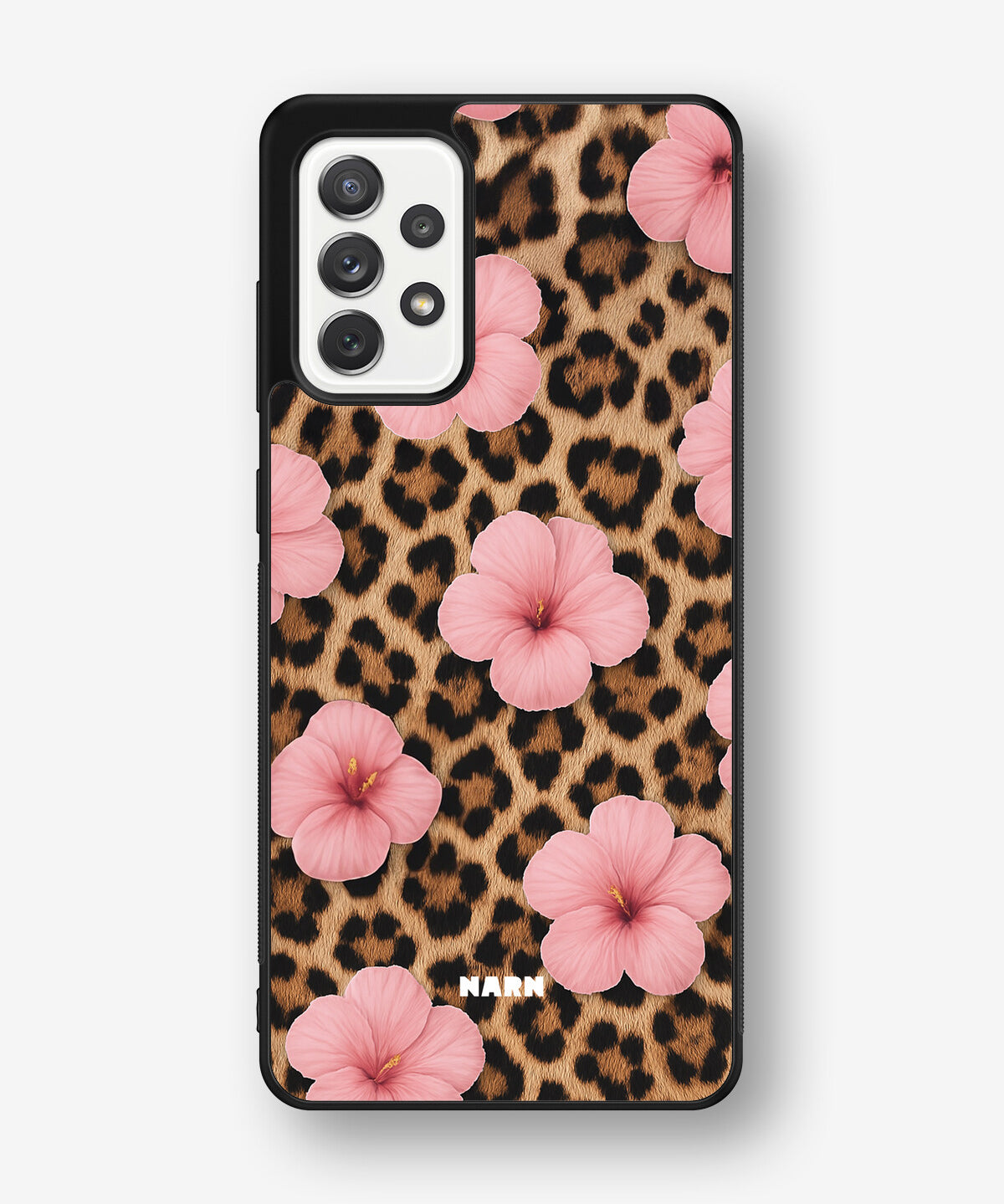 Samsung Galaxy A52 / A52s 5G Hard Case – Leopard Flower - View 1