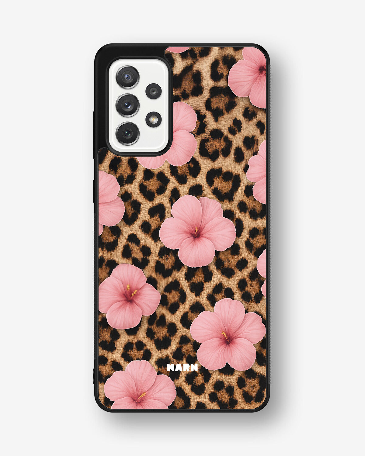 Samsung Galaxy A52 / A52s 5G Hard Case – Leopard Flower - View 1
