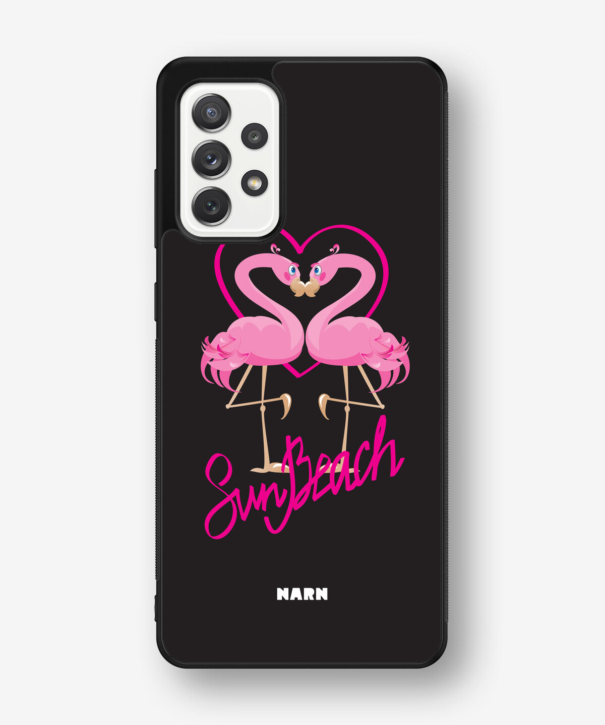 Samsung Galaxy A52 / A52s 5G Hard Case – Beach Flamingo - View 1