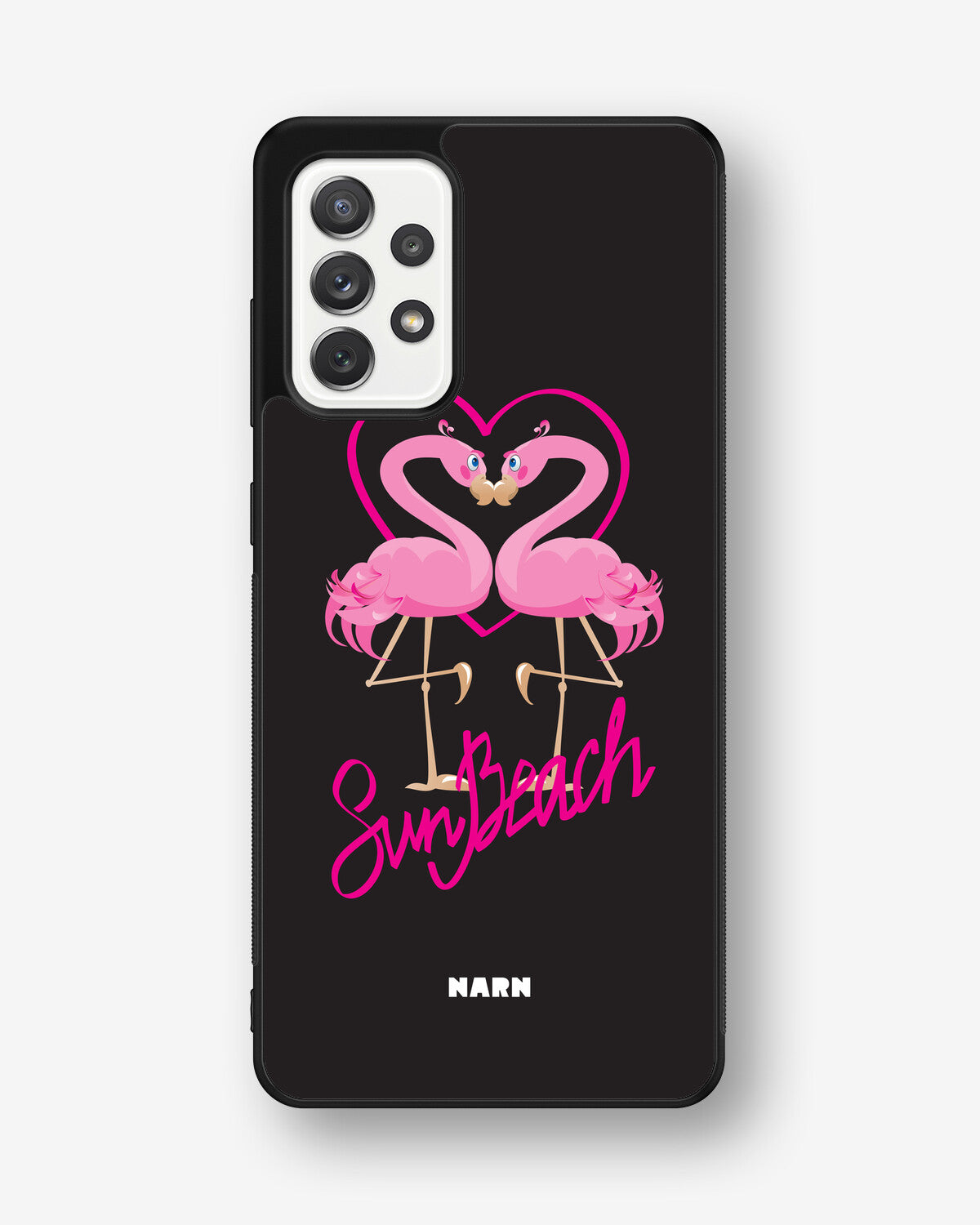 Samsung Galaxy A52 / A52s 5G Hard Case – Beach Flamingo - View 1