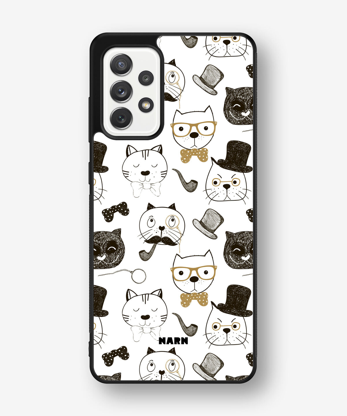 Samsung Galaxy A52 / A52s 5G Hard Case – Cartoon Cats - View 1