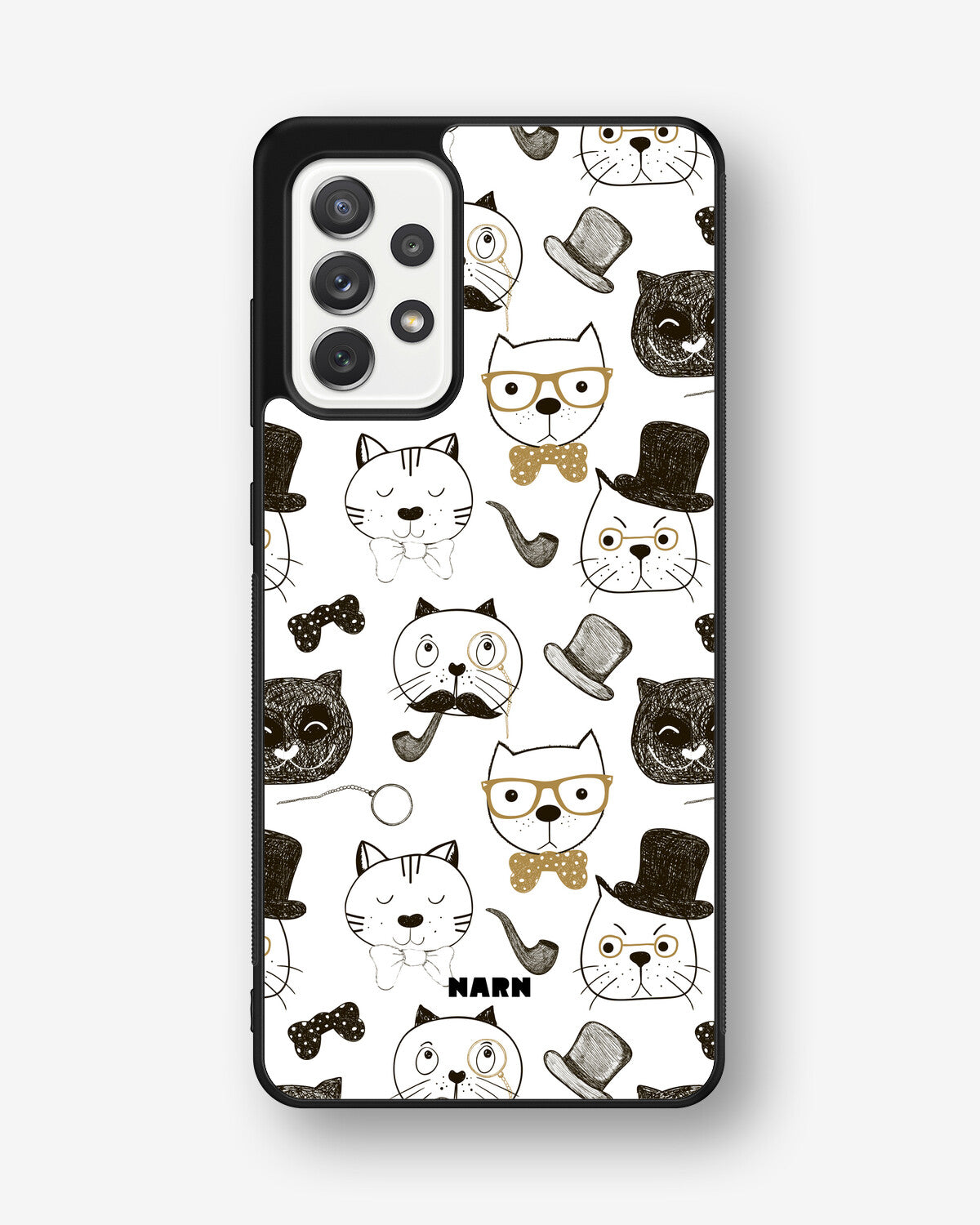 Samsung Galaxy A52 / A52s 5G Hard Case – Cartoon Cats - View 1