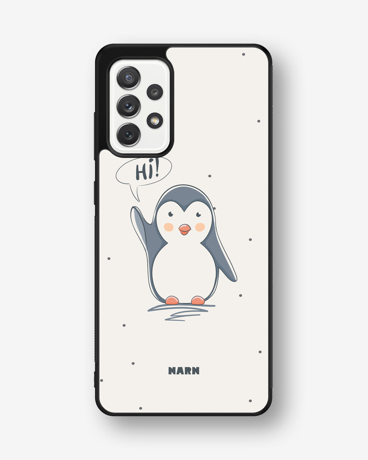 Samsung Galaxy A52 / A52s 5G Hard Case – Cute Penguin - View 1