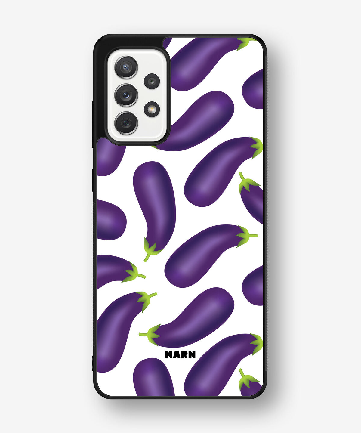 Samsung Galaxy A52 / A52s 5G Hard Case – Eggplant Pattern - View 1