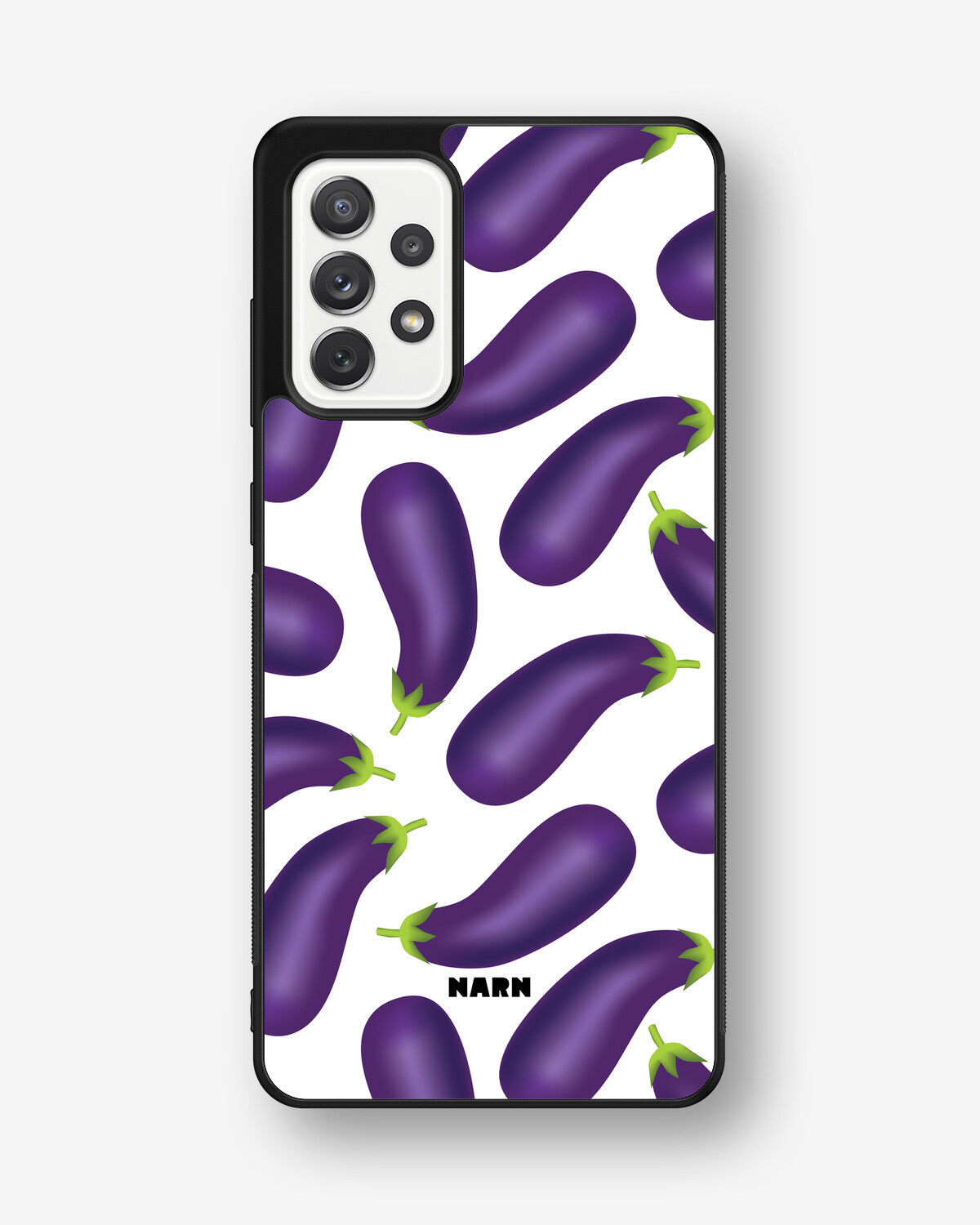 Samsung Galaxy A52 / A52s 5G Hard Case – Eggplant Pattern - View 1