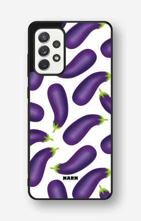 Samsung Galaxy A52 / A52s 5G Hard Case – Eggplant Pattern - View 1