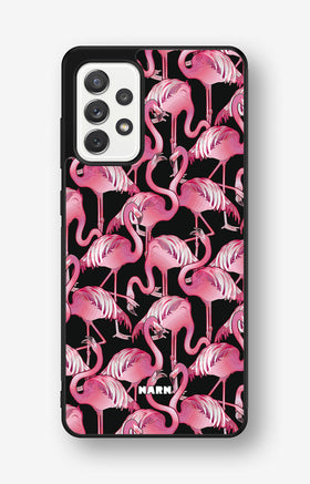 Samsung Galaxy A52 / A52s 5G Hard Case – Flamingos - View 1