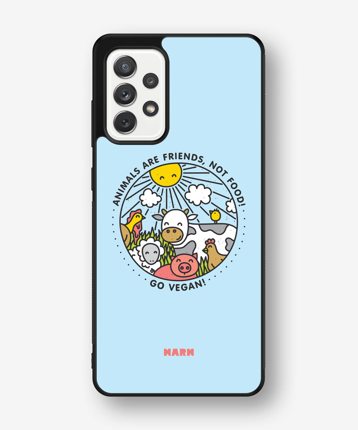 Samsung Galaxy A52 / A52s 5G Hard Case – Friends, Not Food - View 1