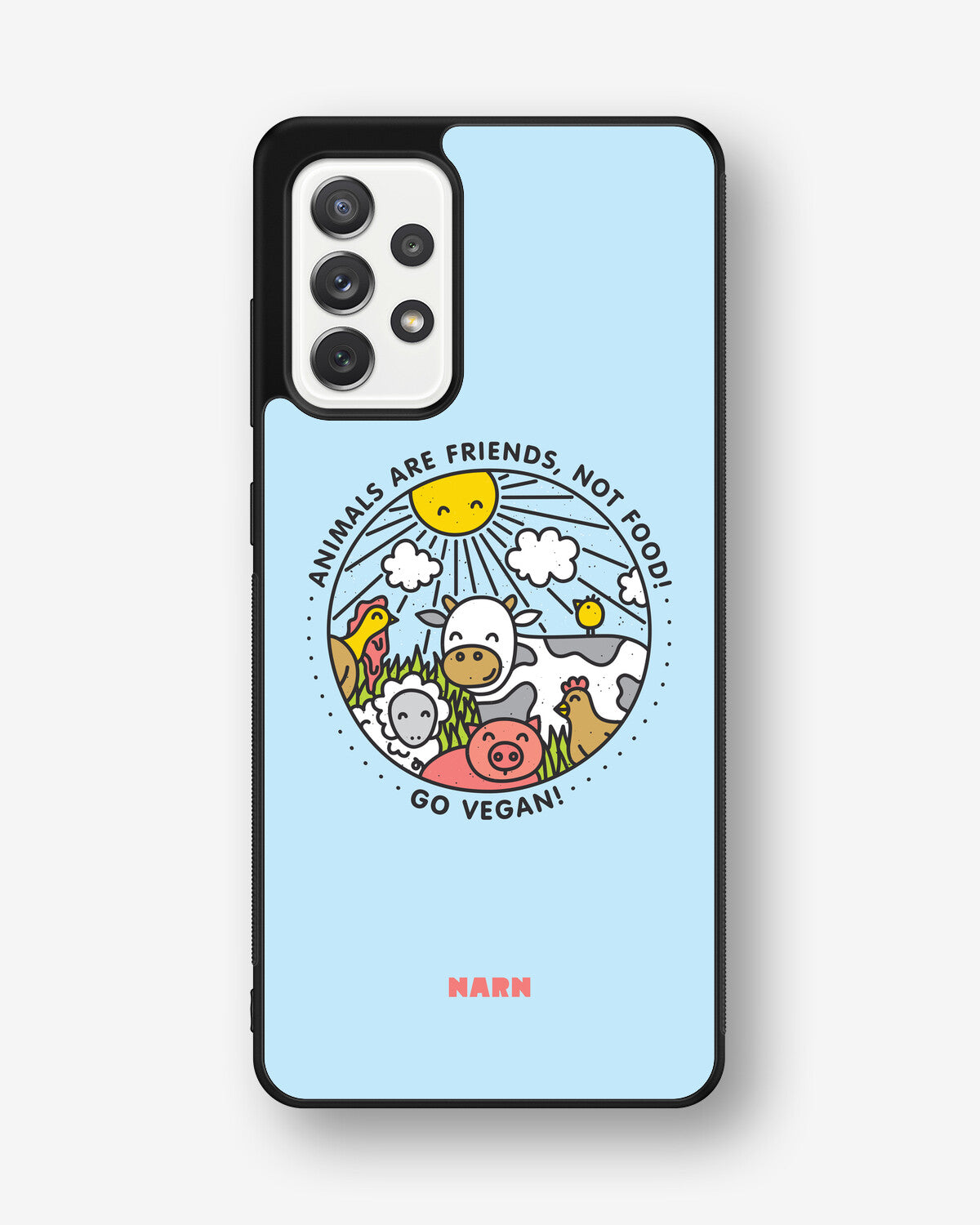 Samsung Galaxy A52 / A52s 5G Hard Case – Friends, Not Food - View 1