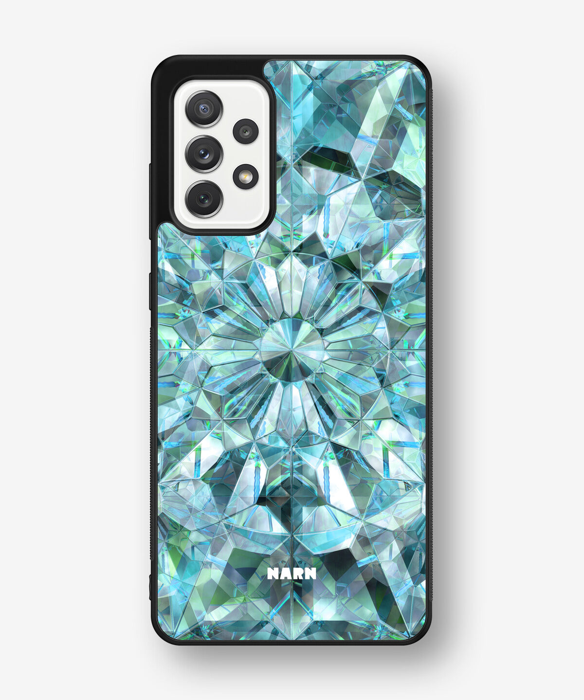Samsung Galaxy A52 / A52s 5G Hard Case – Green Crystals - View 1