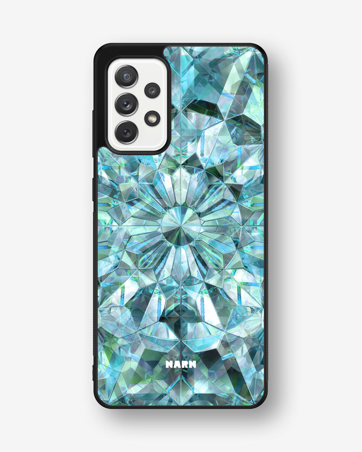 Samsung Galaxy A52 / A52s 5G Hard Case – Green Crystals - View 1