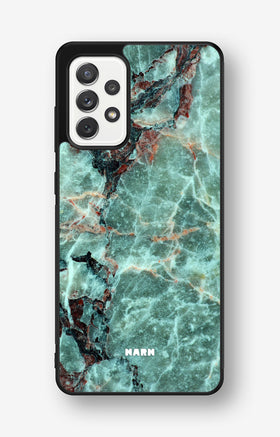 Samsung Galaxy A52 / A52s 5G Hard Case – Green Marble - View 1