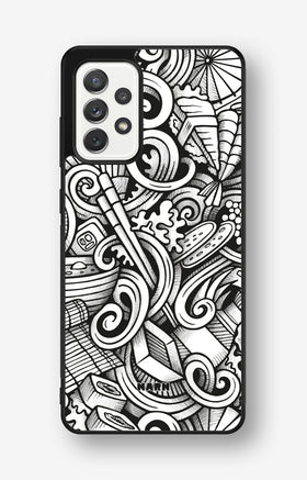 Samsung Galaxy A52 / A52s 5G Hard Case – Japanese Pattern - View 1