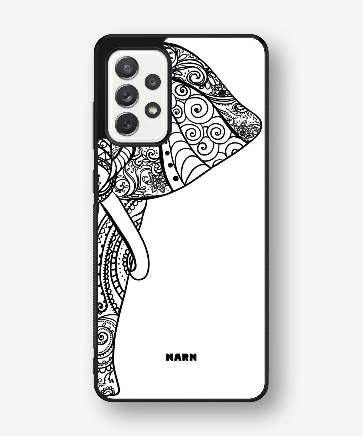 Samsung Galaxy A52 / A52s 5G Hard Case – Mandala Elephant - View 1