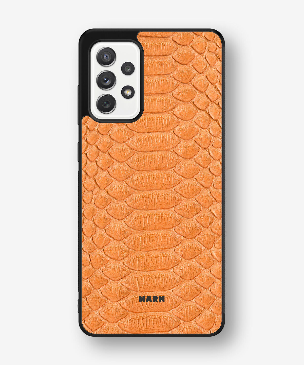 Samsung Galaxy A52 / A52s 5G Hard Case – Orange Snake - View 1