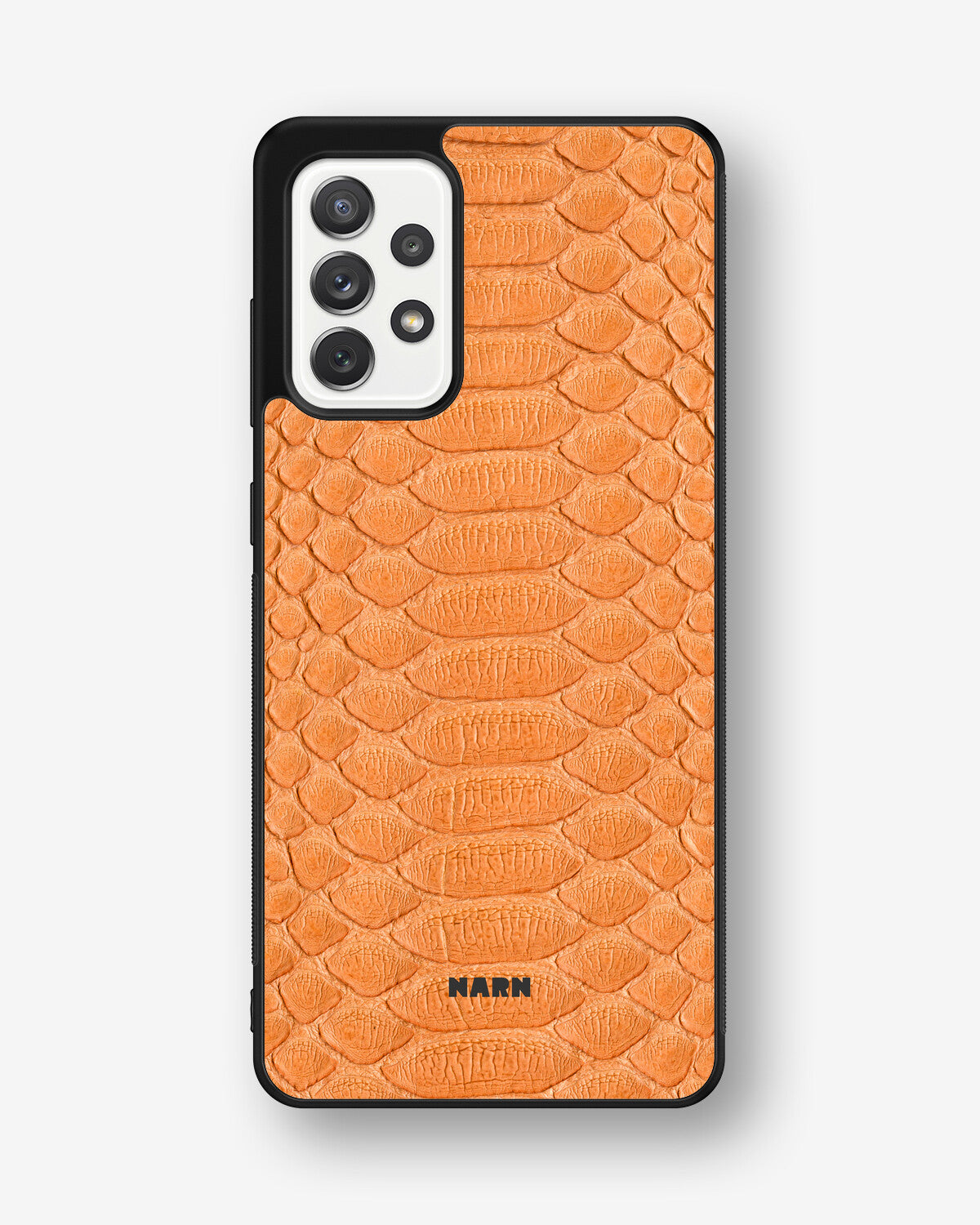 Samsung Galaxy A52 / A52s 5G Hard Case – Orange Snake - View 1