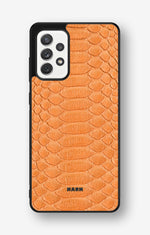 Samsung Galaxy A52 / A52s 5G Hard Case – Orange Snake - View 1