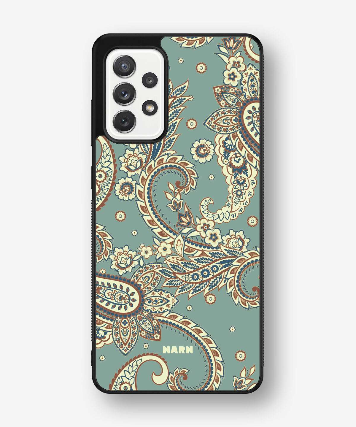Samsung Galaxy A52 / A52s 5G Hard Case – Paisley Green - View 1