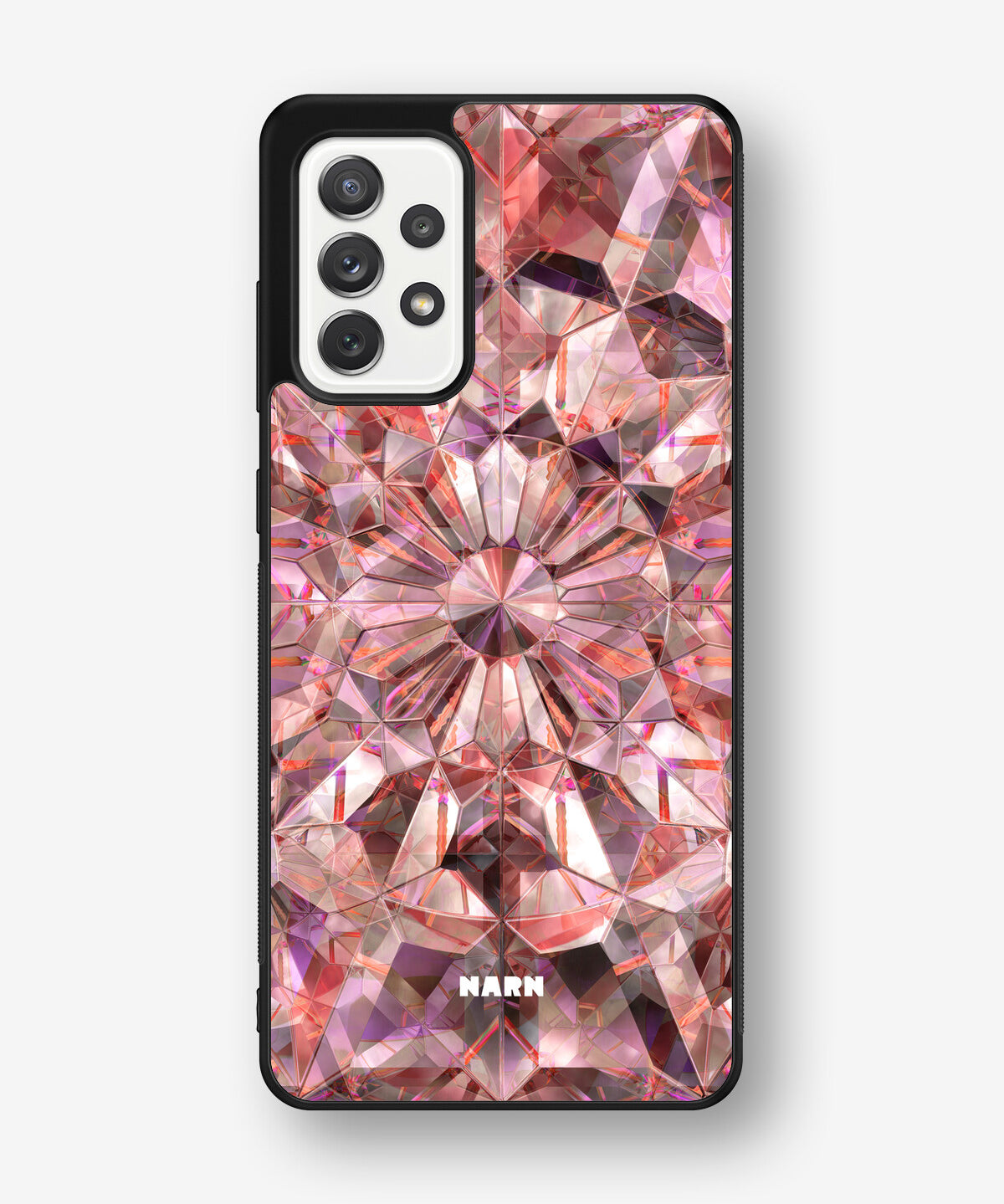 Samsung Galaxy A52 / A52s 5G Hard Case – Pink Crystals - View 1