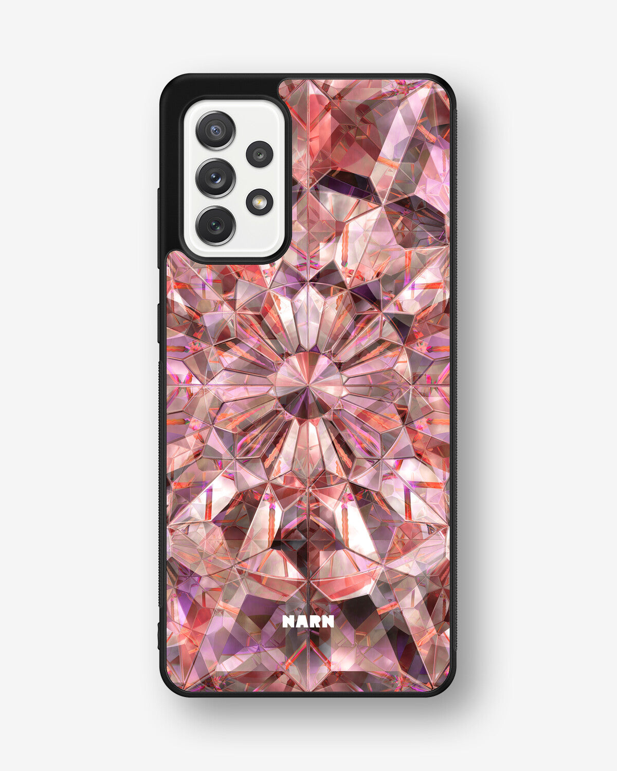 Samsung Galaxy A52 / A52s 5G Hard Case – Pink Crystals - View 1