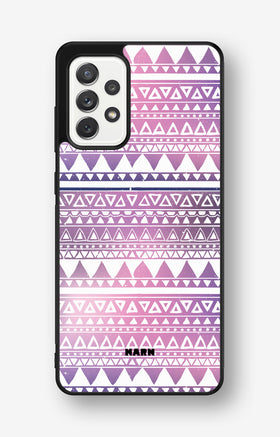 Samsung Galaxy A52 / A52s 5G Hard Case – Purple Aztec - View 1